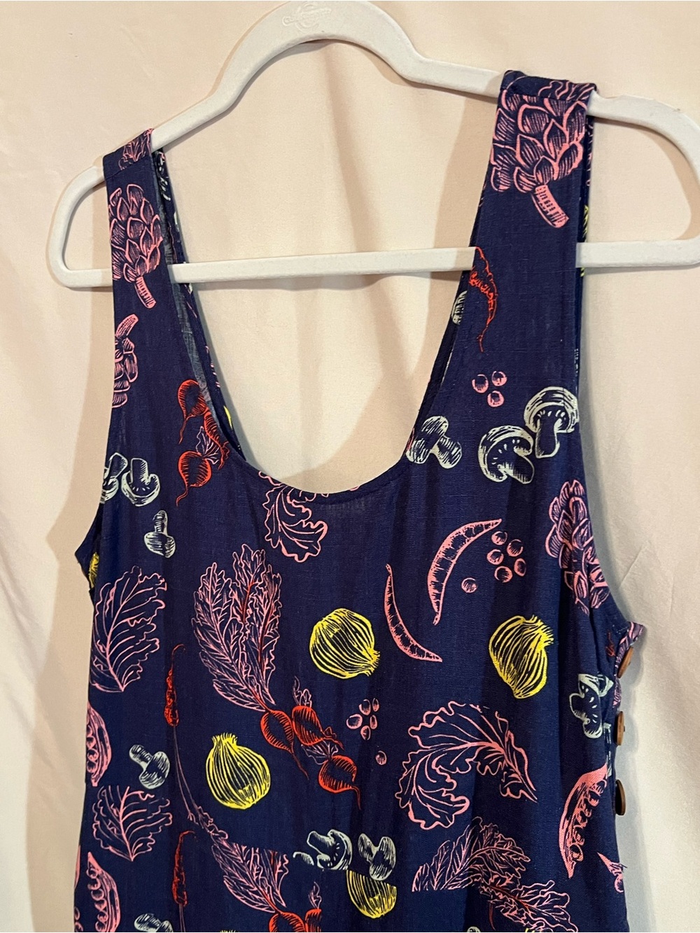 ModCloth Elated All Over Navy Cropped Leg Jumpsuit - Picture 6 of 11